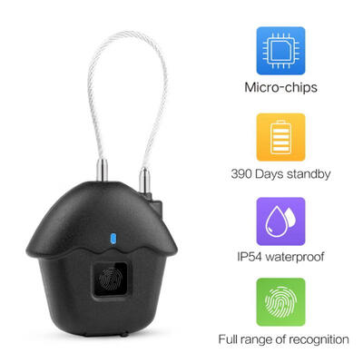 Intelligent Digital Fingerprint Lock Smart Touch Keyless Door Lock USB Rechargeable Padlock For Outdoor Travel
Intelligent Digital Fingerprint Lock Smart Touch Keyless Door Lock USB Rechargeable Padlock For Outdoor Travel