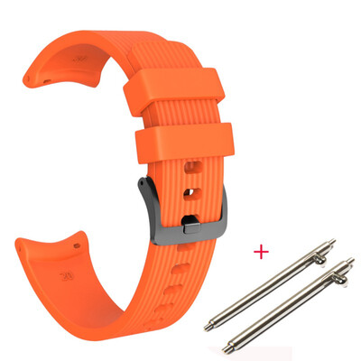 Silicone Watch Band Strap Stainless Steel Quick Release Pin Buckled Adjustable Soft Lightweight Wristband For galaxy watch 42mm
Silicone Watch Band Strap Stainless Steel Quick Release Pin Buckled Adjustable Soft Lightweight Wristband For galaxy watch 42mm