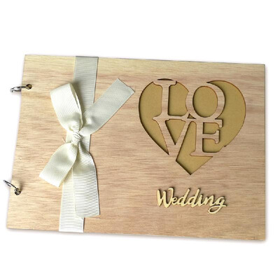Handmade Mr & Mrs Love Wedding Guest Book Wooden DIY Signature Sign-in Book with Ribbon Decoration Bridal Engagement Present
Handmade Mr & Mrs Love Wedding Guest Book Wooden DIY Signature Sign-in Book with Ribbon Decoration Bridal Engagement Present