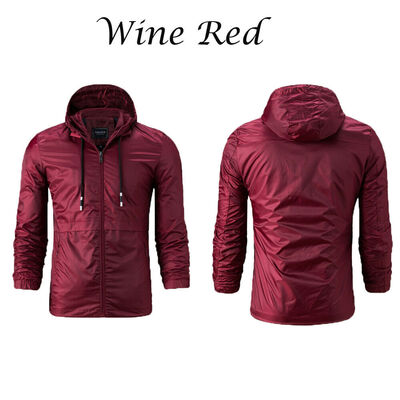 Mens Waterproof Windbreaker Zip Jacket Hoodie Light Sports Riding Outwear Coat
Mens Waterproof Windbreaker Zip Jacket Hoodie Light Sports Riding Outwear Coat