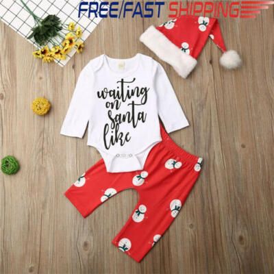 My 1st Christmas Outfits Toddler Baby Tops Romper Snowman Print Pants Xmas Sets
My 1st Christmas Outfits Toddler Baby Tops Romper Snowman Print Pants Xmas Sets