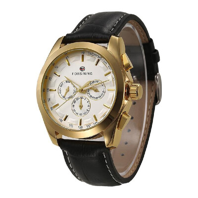 Forsining Fashion Mens Watches Leather Band Noctilucent Mechanical Movement Waterproof Sports Business Analog Dial Wrist Watch fo
Forsining Fashion Mens Watches Leather Band Noctilucent Mechanical Movement Waterproof Sports Business Analog Dial Wrist Watch fo