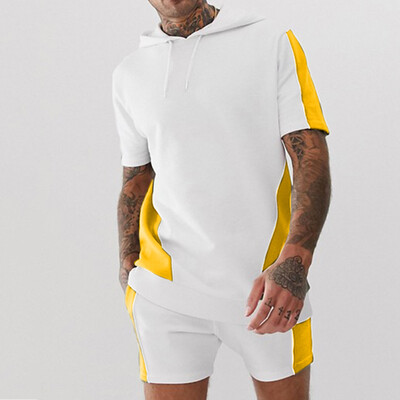 Toponeto Men Shirt&Shorts Hooded Outfit Pocket Sports Color Block Two Piece Set
Toponeto Men Shirt&Shorts Hooded Outfit Pocket Sports Color Block Two Piece Set