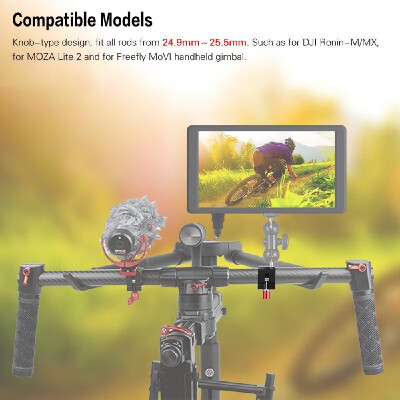 25mm Rod Clamp Holder Light Mount Stand Bracket with 14" 38" Screw Mounts for DJI Ronin-MRonin-MX for MOZA Lite 2 for Freefly
25mm Rod Clamp Holder Light Mount Stand Bracket with 14" 38" Screw Mounts for DJI Ronin-MRonin-MX for MOZA Lite 2 for Freefly