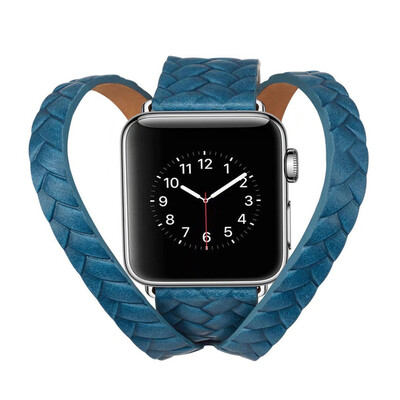 〖Follure〗Double Tour Leather Accessory Band Replacement Bracelet For Apple Watch 38mm BK
〖Follure〗Double Tour Leather Accessory Band Replacement Bracelet For Apple Watch 38mm BK