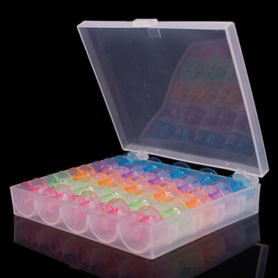〖Follure〗25 Spool Bobbins Sewing Machine Bobbin Case Organizer Storage ColorfulClear Box
〖Follure〗25 Spool Bobbins Sewing Machine Bobbin Case Organizer Storage ColorfulClear Box