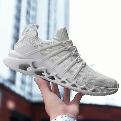 Mens shoes mesh surface 4D breathable Korean knife edge millet flying woven shoes three colors
Mens shoes mesh surface 4D breathable Korean knife edge millet flying woven shoes three colors