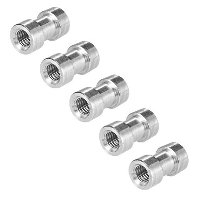 5pcs 14"-20&38"-16 Female Spigot Screw Threaded Adapter for Camera Flash Light Bracket
5pcs 14"-20&38"-16 Female Spigot Screw Threaded Adapter for Camera Flash Light Bracket