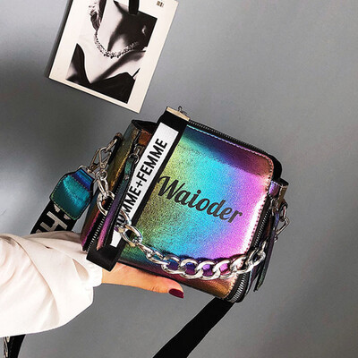 Laser Women Letter Shoulder Bag INS Popular Female Handbag Holiday PU Messenger Bags For Lady Design Exquisite Crossbody Bucket
Laser Women Letter Shoulder Bag INS Popular Female Handbag Holiday PU Messenger Bags For Lady Design Exquisite Crossbody Bucket