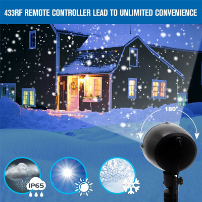 〖Follure〗Rotating Projection Snowflake Led Lights Projection Lamp Christmas Decoration
〖Follure〗Rotating Projection Snowflake Led Lights Projection Lamp Christmas Decoration