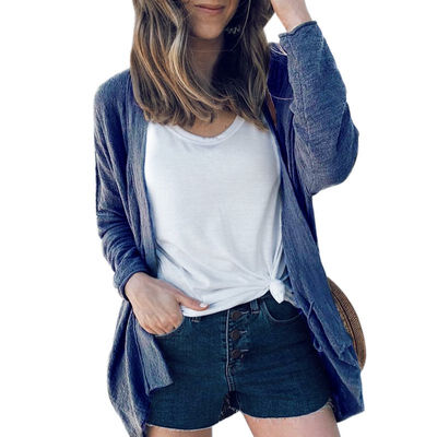 Solid color loose pocket cardigan sweater coat female knit cardigan sweater coat shawl knit jacket
Solid color loose pocket cardigan sweater coat female knit cardigan sweater coat shawl knit jacket
