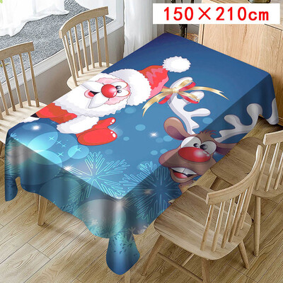 Tailored Christmas Tablecloth Print Rectangle Table Cover Holiday Party Home Decor
Tailored Christmas Tablecloth Print Rectangle Table Cover Holiday Party Home Decor