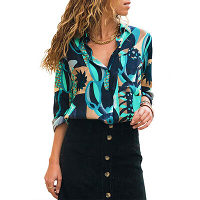 Starmoon Women V Neck Floral Print Button Down Long Sleeve T Shirts Casual Blouses Tops
Starmoon Women V Neck Floral Print Button Down Long Sleeve T Shirts Casual Blouses Tops