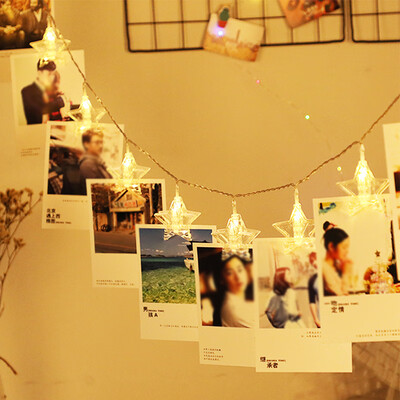 Yuhuaze photo clip light string battery pentagram romantic neon small lights decorative lights photo wall dressing lights 3 meters 20 lights
Yuhuaze photo clip light string battery pentagram romantic neon small lights decorative lights photo wall dressing lights 3 meters 20 lights
