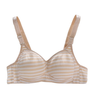 Women Striped Padded Bras Female Push Up Wire Free Bra Underwear Tops Adjust Bralette
Women Striped Padded Bras Female Push Up Wire Free Bra Underwear Tops Adjust Bralette