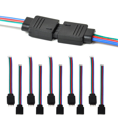 Gobestart 10Pcs 4Pin Male Female Connector Wire Cable for 3528 5050 SMD LED Strip Light
Gobestart 10Pcs 4Pin Male Female Connector Wire Cable for 3528 5050 SMD LED Strip Light