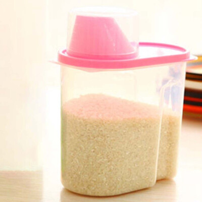 Kitchen Whole Grains Storage Box Storage Tank Household Transparent Plastic Sealed Cans Food Cans
Kitchen Whole Grains Storage Box Storage Tank Household Transparent Plastic Sealed Cans Food Cans