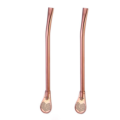 Toponeto 2Pcs Stainless Steel Drinking Tea Yerba Mate Straw Gourd Bombilla Filter Spoon
Toponeto 2Pcs Stainless Steel Drinking Tea Yerba Mate Straw Gourd Bombilla Filter Spoon