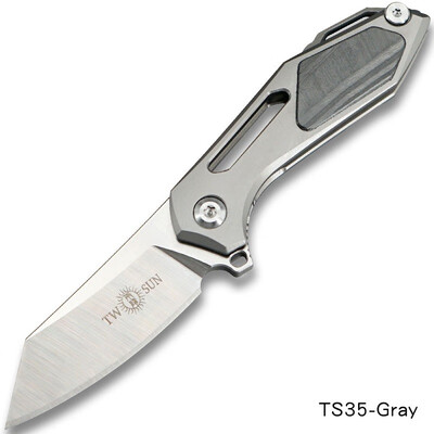 TwoSun MINI M390 Folding Knife Pocket Knife camping knife outdoor survival tool EDC Fast Opening bearings Titanium FireAnt TS35
TwoSun MINI M390 Folding Knife Pocket Knife camping knife outdoor survival tool EDC Fast Opening bearings Titanium FireAnt TS35