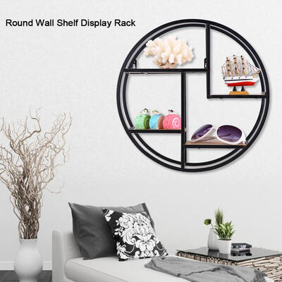 Industrial Style Wood Iron Craft Round Wall Shelf Display Rack Storage Unit Home DecorMetal Wall Shelf Round Wall Rack
Industrial Style Wood Iron Craft Round Wall Shelf Display Rack Storage Unit Home DecorMetal Wall Shelf Round Wall Rack