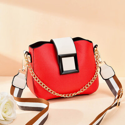 Bag womens summer fashion chain messenger bag square buckle foreign style shoulder bucket bag simple Joker
Bag womens summer fashion chain messenger bag square buckle foreign style shoulder bucket bag simple Joker