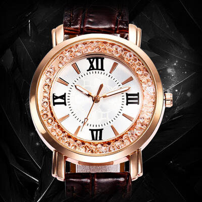 Women Fashion Quartz Watch Rhinestone Leather Casual Dress Watches Rose Gold Ladies Wristwatch Clock Montre Femme Diamond Clock
Women Fashion Quartz Watch Rhinestone Leather Casual Dress Watches Rose Gold Ladies Wristwatch Clock Montre Femme Diamond Clock