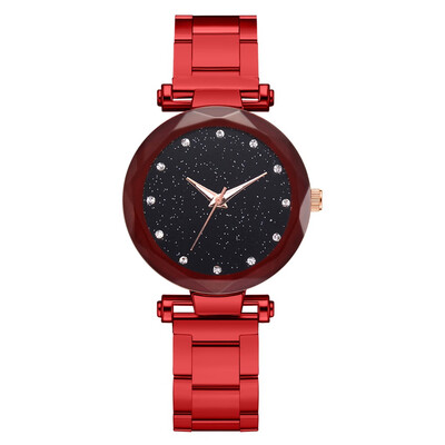 Steel belt watch fashion diamond-studded alloy quartz watch female star watch
Steel belt watch fashion diamond-studded alloy quartz watch female star watch