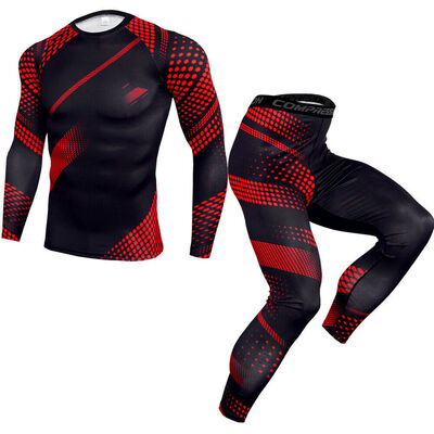 Men Compression Shirt Pants Set Fitness Sportswear Bodybuilding Tight Sport Suit
Men Compression Shirt Pants Set Fitness Sportswear Bodybuilding Tight Sport Suit