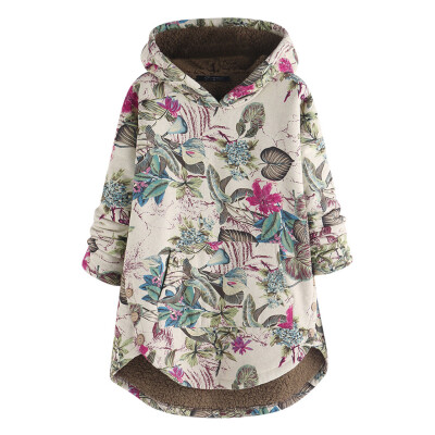 Toponeto Plus Size Women Winter Warm Printed Pockets Thicker Zipper Hooded Coat Outwear
Toponeto Plus Size Women Winter Warm Printed Pockets Thicker Zipper Hooded Coat Outwear