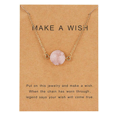 2019 Newest Natural Stone Resin Round Pendant Necklace Charm Gold Chain Necklace for Women Fashion Jewelry Collares Dropshipping
2019 Newest Natural Stone Resin Round Pendant Necklace Charm Gold Chain Necklace for Women Fashion Jewelry Collares Dropshipping