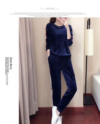 The 2018 autumn&winter new sports set golden fleece Korean fashion spring&autumn loose two-piece set
The 2018 autumn&winter new sports set golden fleece Korean fashion spring&autumn loose two-piece set