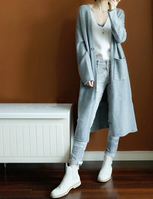 2018 cardigan jacket womens long style 2018 new Korean version of easy&lazy knitting sweater to match autumn&winter
2018 cardigan jacket womens long style 2018 new Korean version of easy&lazy knitting sweater to match autumn&winter