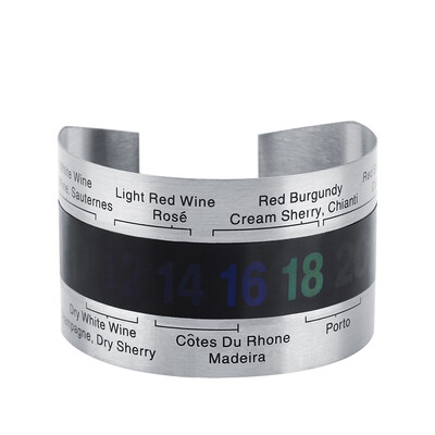 Greensen Stainless Steel Wine LCD Thermometer Bottle Beer Red Wines Bracelet Temperature Sensor
Greensen Stainless Steel Wine LCD Thermometer Bottle Beer Red Wines Bracelet Temperature Sensor
