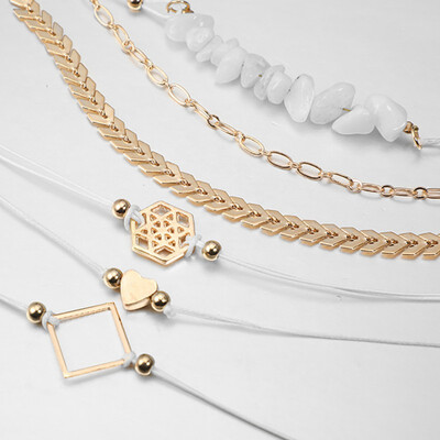 6PCSSet Hollow Geometry Heart Stones Arrows Charm Bracelets Female Male Bracelets New Jewelry Gifts
6PCSSet Hollow Geometry Heart Stones Arrows Charm Bracelets Female Male Bracelets New Jewelry Gifts