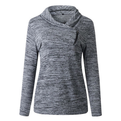 New Autumn Casual Long Sleeve Women Sweatshirt Fashion V Collar Zipper Irregular Pullovers Female Solid Color Sweatshirts 2019
New Autumn Casual Long Sleeve Women Sweatshirt Fashion V Collar Zipper Irregular Pullovers Female Solid Color Sweatshirts 2019