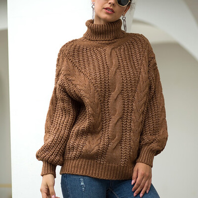 〖Follure〗Women Casual Turtleneck Pullover long Sleeve Solid Loose Knitted Sweater Tops
〖Follure〗Women Casual Turtleneck Pullover long Sleeve Solid Loose Knitted Sweater Tops