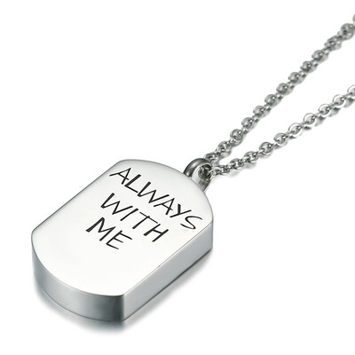Titanium steel Necklace for Ashes Men&Women Heart Cremation Pendant Necklace Jewelry Commemorative Gift
Titanium steel Necklace for Ashes Men&Women Heart Cremation Pendant Necklace Jewelry Commemorative Gift