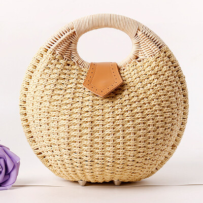 2019 Summer Handbags Fashion Straw Woven Hasp Handle Bags Beach Style Creative Boho Style Totes Quality Design
2019 Summer Handbags Fashion Straw Woven Hasp Handle Bags Beach Style Creative Boho Style Totes Quality Design