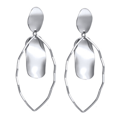 New trendy earring jewelry irregular round metal earring geometric earring for women 2019 wholesale factory
New trendy earring jewelry irregular round metal earring geometric earring for women 2019 wholesale factory