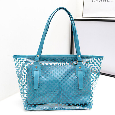 Tailored Fashion Lady Plastic Wave Point Transparent Beach Shoulder Bag Handbag Clutch
Tailored Fashion Lady Plastic Wave Point Transparent Beach Shoulder Bag Handbag Clutch