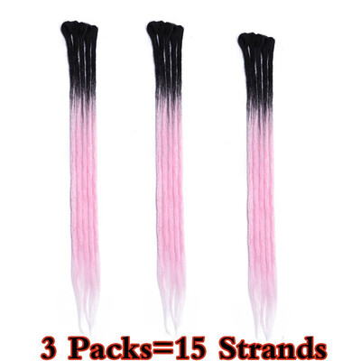 Dreadlock Extension Ombre For Hip-Hop Synthetic Heat Resistant Crochet Braiding Hair Handmade Extension Twist Braiding For Women
Dreadlock Extension Ombre For Hip-Hop Synthetic Heat Resistant Crochet Braiding Hair Handmade Extension Twist Braiding For Women