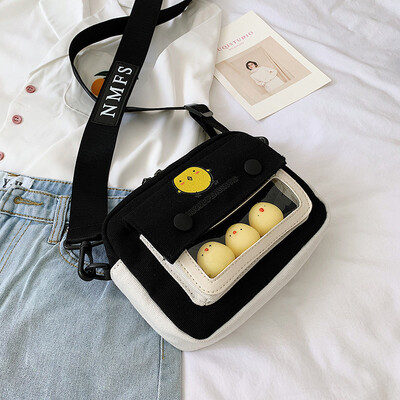New canvas cute slanting bag lady Korean version Baitao net red shoulder small square bag
New canvas cute slanting bag lady Korean version Baitao net red shoulder small square bag