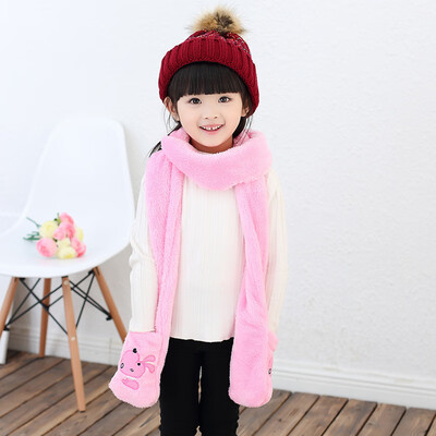 Korean version of boys&girls thick warm cartoon plush large pocket embroidery scarf gloves winter cute bib
Korean version of boys&girls thick warm cartoon plush large pocket embroidery scarf gloves winter cute bib