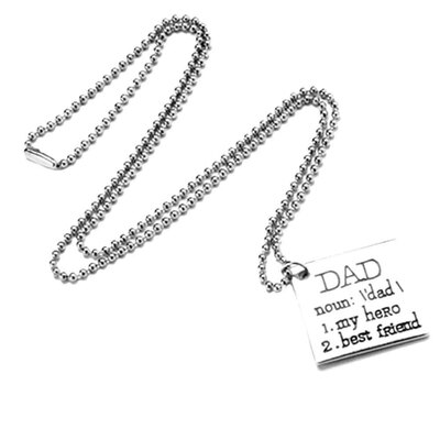Creative Style Accessories Dad My Hero Best Friend Father Day Gift Necklace Alloy Letter Necklace
Creative Style Accessories Dad My Hero Best Friend Father Day Gift Necklace Alloy Letter Necklace