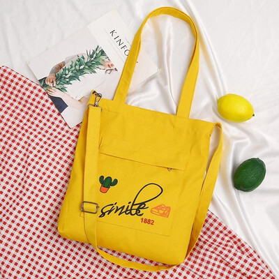 Women Crossbody Bag Canvas Letters Cactus Print Multifunction Capacity Preppy Shoulder Messenger Bag
Women Crossbody Bag Canvas Letters Cactus Print Multifunction Capacity Preppy Shoulder Messenger Bag