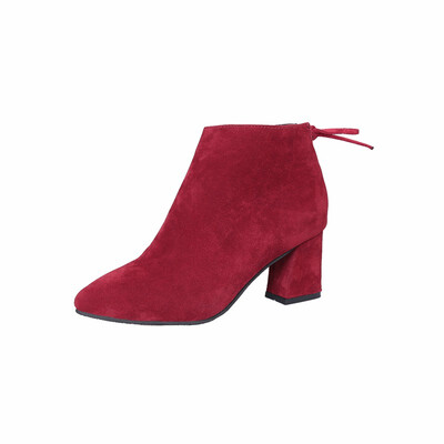 Booties womens thick heel&bare boots single boots autumn&winter new frosted zipper high heels Martin boots pointed boots
Booties womens thick heel&bare boots single boots autumn&winter new frosted zipper high heels Martin boots pointed boots