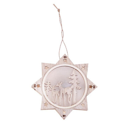 Gobestart Wooden Christmas Deer Lamp Desktop Decoration Christmas Tree Decoration Pendant
Gobestart Wooden Christmas Deer Lamp Desktop Decoration Christmas Tree Decoration Pendant