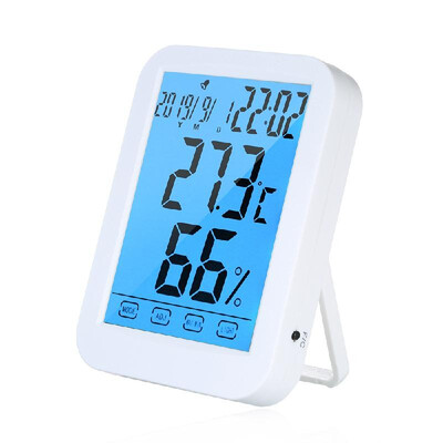 Multifunctional Touch Screen Backlight Digital Indoor Thermometer Hygrometer Alarm Clock °C°F Temperature Humidity Time Date Disp
Multifunctional Touch Screen Backlight Digital Indoor Thermometer Hygrometer Alarm Clock °C°F Temperature Humidity Time Date Disp