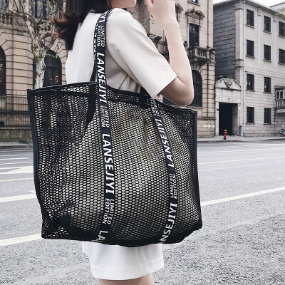 Advanced sense bag foreign air mesh shoulder bag large capacity texture handbag 2019 fashion beach bag shopping bag
Advanced sense bag foreign air mesh shoulder bag large capacity texture handbag 2019 fashion beach bag shopping bag