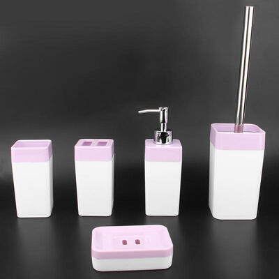 Greensen Plastic High Base Handle Cleaning Toilet Brush Lotion Soap Box Wash Cup Five-Piece
Greensen Plastic High Base Handle Cleaning Toilet Brush Lotion Soap Box Wash Cup Five-Piece